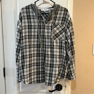 Plaid shirt never worn.